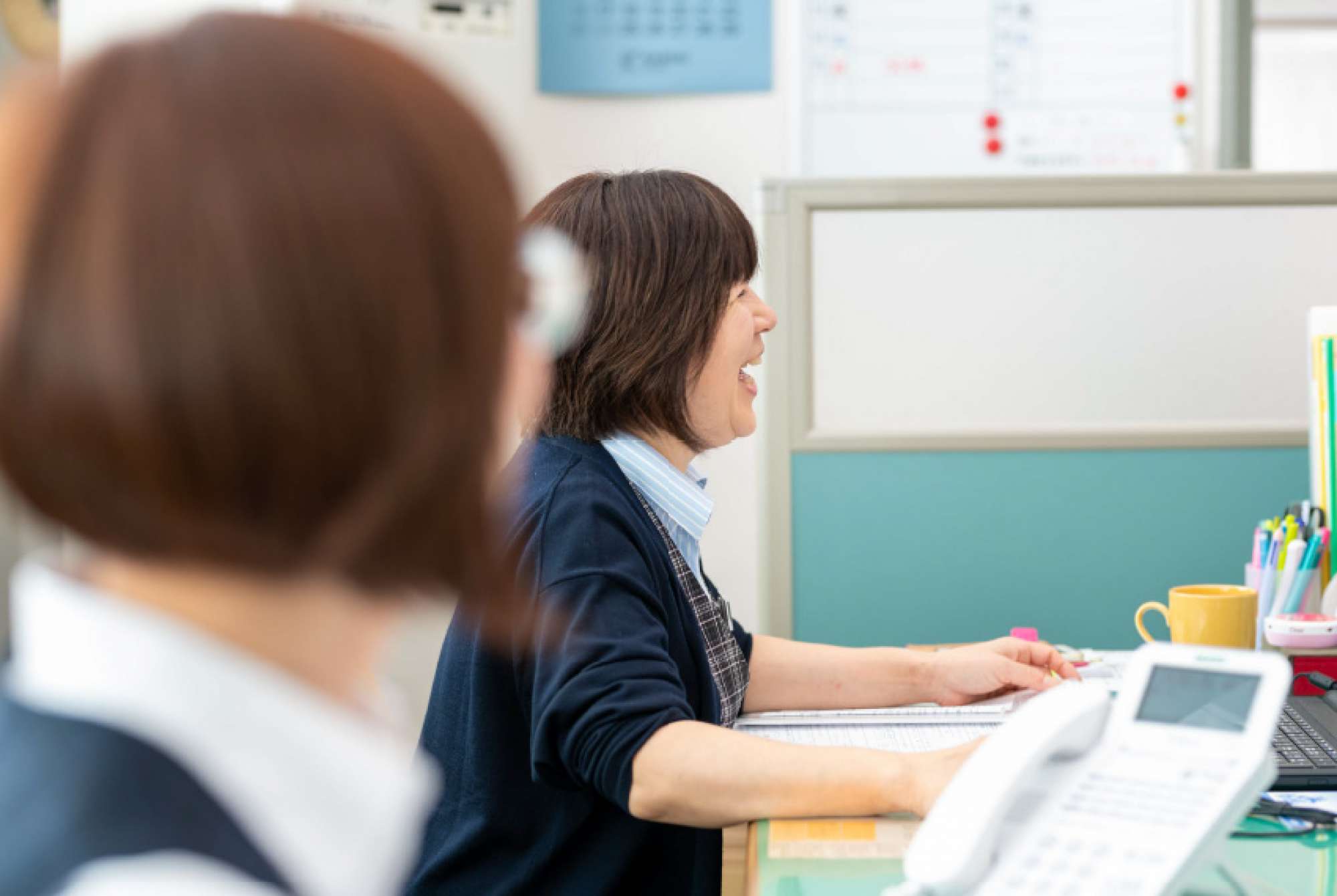 働きやすく理解のある社内の環境