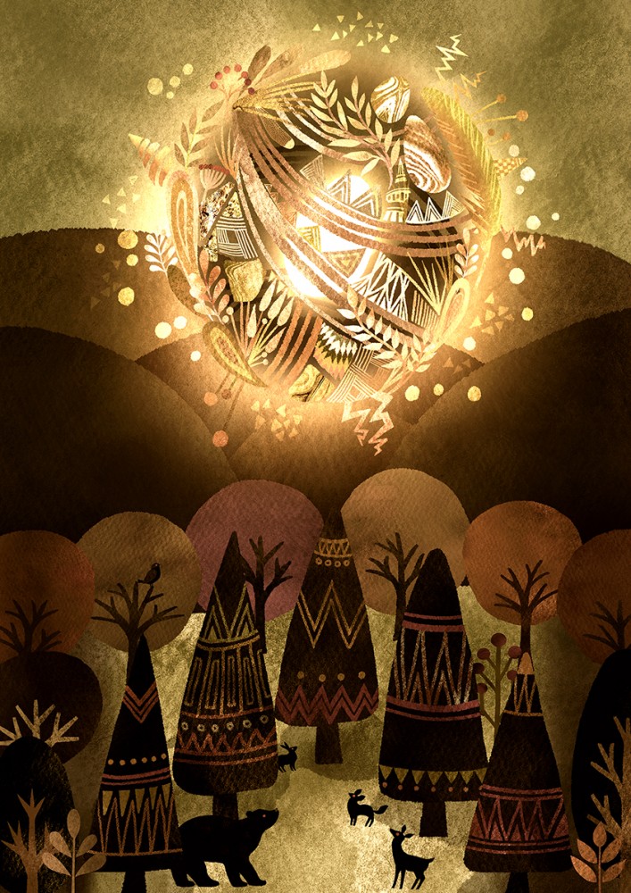 水の都探訪 日田 - Illustration - Saki Horn - Saki Takihara